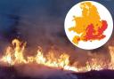 Dorset faces an “exceptional” risk of wildfires as an amber heat warming comes into place. Picture: PA