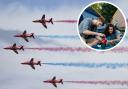 5 best campsites near Bournemouth Air Festival 2022, according to Google reviews. Picture: PA (inset: Canva)