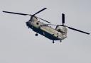 'It looks like an articulated lorry': Chinook helicopter seen flying over Bournemouth