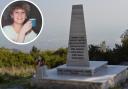 Memorial to victims of Talia Airways Flight 2H79 crash, including Bournemouth woman Andrea Pegg.