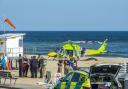 Emergency services were called to Bournemouth beach earlier today.