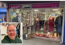 Revitalise charity shop in New Milton. Insert: Trevor