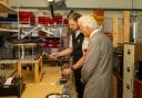 New Forest West MP Desmond Swayne visits A+T Instruments in Lymington