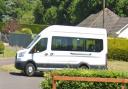 The seven-seater minibus was stolen from Canford Business Park in the early hours of Monday morning.