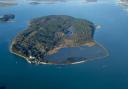 Brownsea Island aerial shot