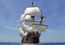 A 17th-century galleon will be in Poole Quay this summer.