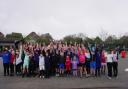 The Year 5s at Longfleet Primary School organised a fun run to support Dan and Ross's efforts.