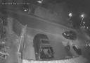 CCTV footage of vehicle theft