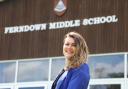 Former Ferndown Middle School pupil Amber Barter is the new headteacher