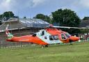 Air ambulance in New Milton