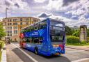 Morebus urging England fans to leave their cars at home and travel by bus to watch England play Argentina in the World Cup semi-final tonight