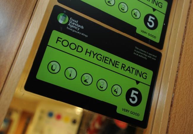 Food hygiene ratings for takeaways in BCP