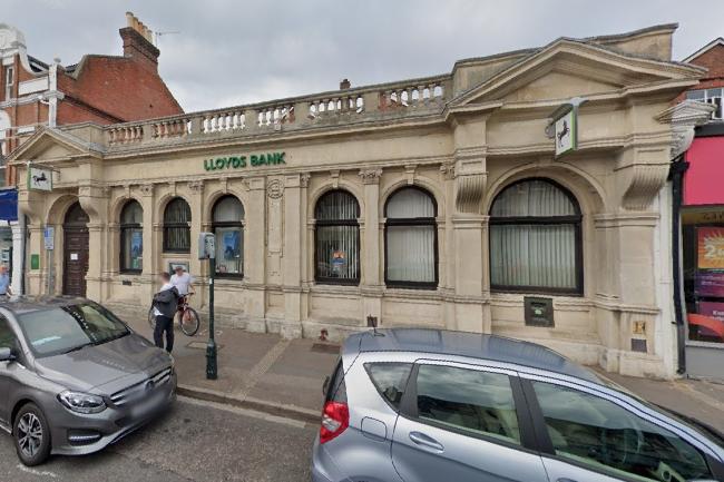 The Lloyd’s bank branch in Westbourne is to close its doors for good on Monday September 20. Picture form Google Maps