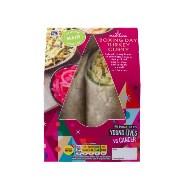 Bournemouth Echo: Morrisons Boxing Day Turkey Curry Wrap (Morrisons)
