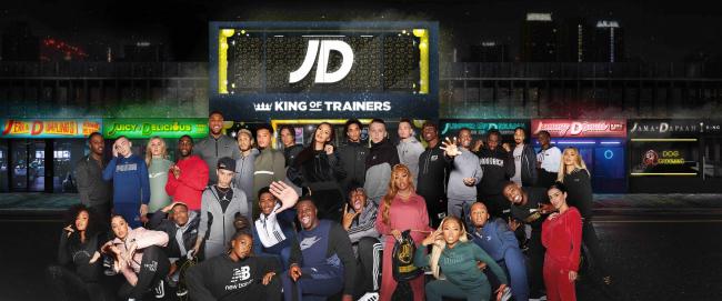 The full cast of JD Sports Christmas 2021 advert. Credit: JD Sports
