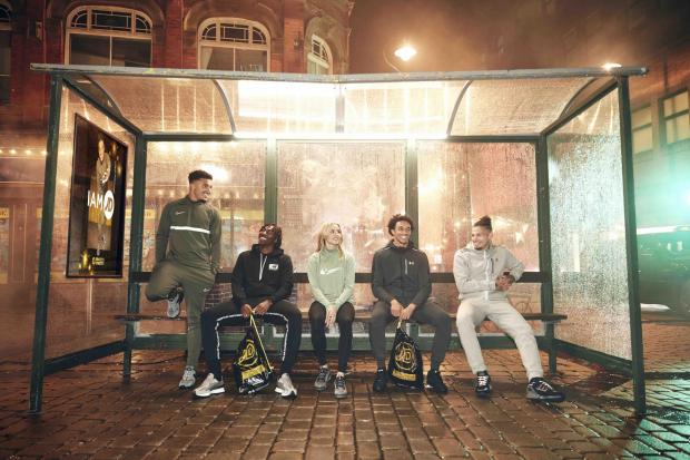 Bournemouth Echo: The cast on JD Street for the JD Sports Christmas advert. Credit: JD Sports