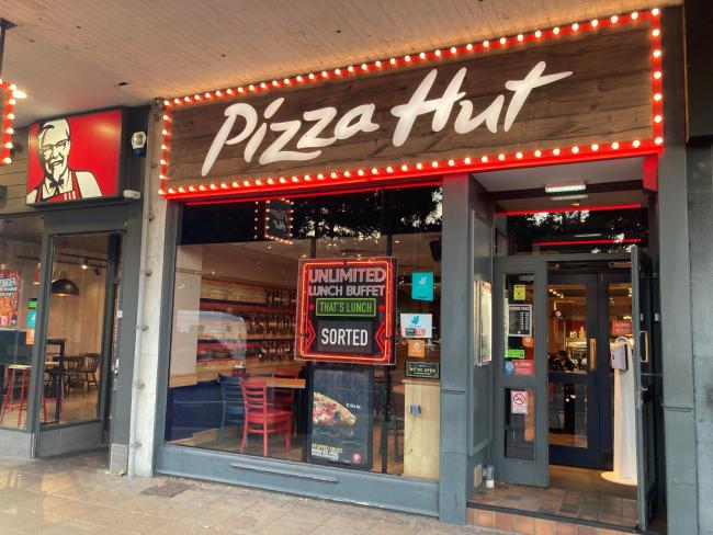 Pizza Hut in Westover Road, Bournemouth, set to close its doors
