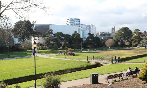 Bournemouth Echo: The Lower Gardens in Bournemouth town centre