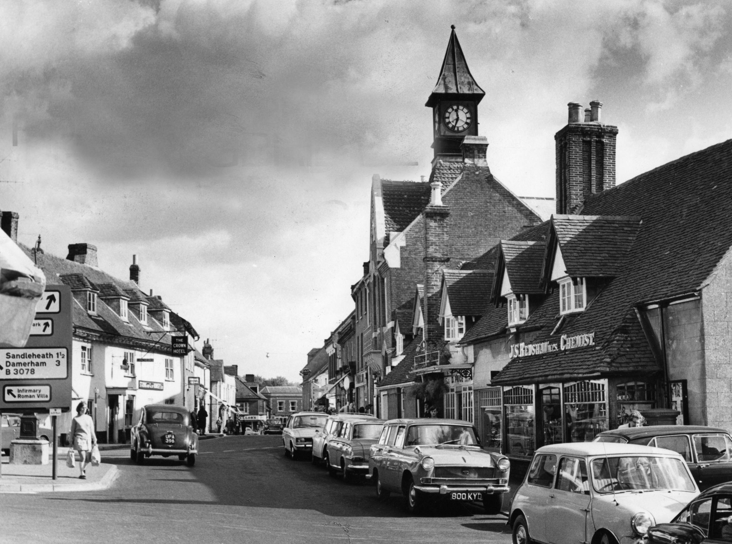 Fordingbridge - October 15, 1970. THE SOUTHERN DAILY ECHO ARCHIVES. VIEW FROM THE PAST.