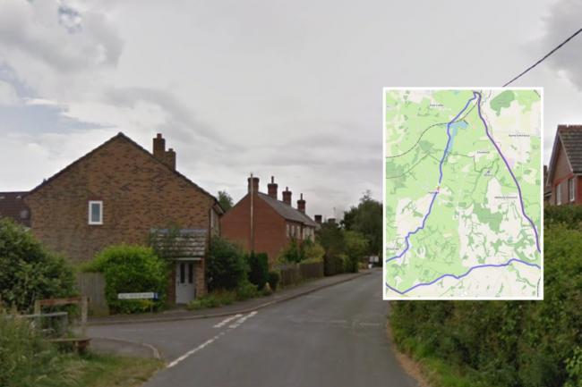 Yeovil Road in the Dorset village of Halstock will close for roadworks. Picture: Dorset Council/Google