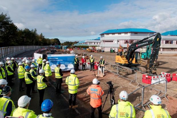 Bournemouth Echo: Guests attend a groundbreaking event at the Royal Bournemouth Hospital