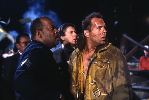 Bournemouth Echo: Reginald VelJohnson and Bruce Willis in Die Hard. Credit: Disney 