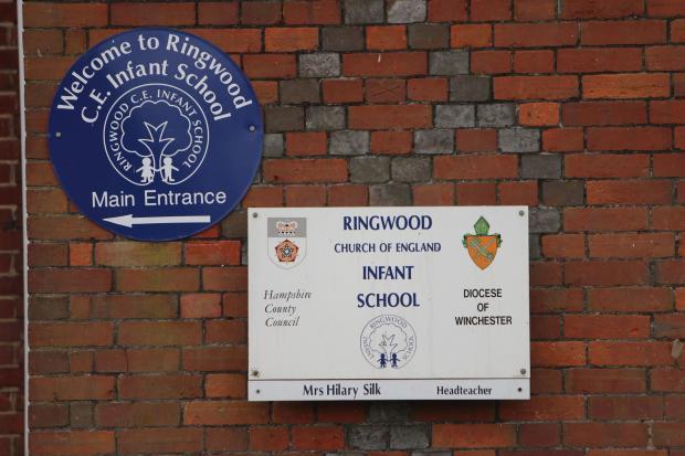 Bournemouth Echo: Ringwood C.E. Infant School at School Lane in Ringwood.