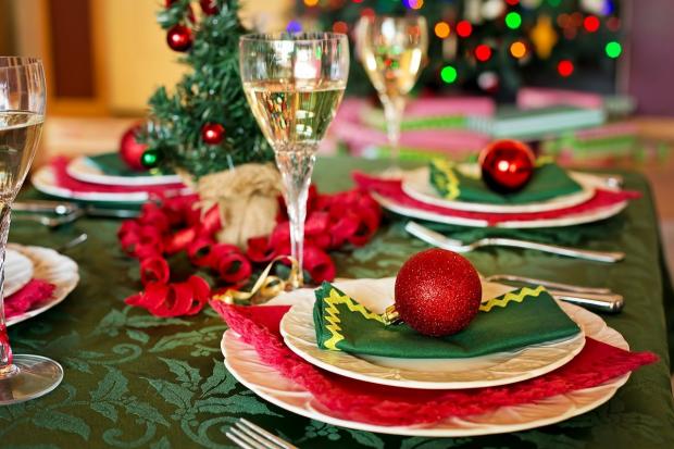 Bournemouth Echo: Pictured, festive Christmas table set up. Credit: Pixabay.