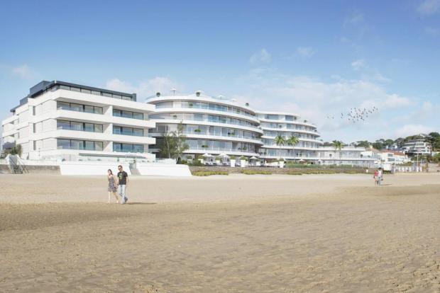 Bournemouth Echo: CGI of the hotel developments in Sandbanks