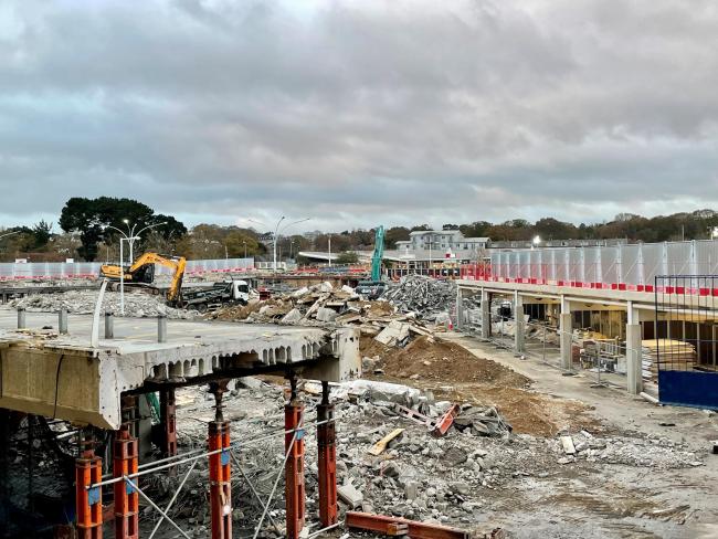 Works on the car park in Castlepoint Shopping Centre. Picture by Echo Camera Club member Lyn Moreland