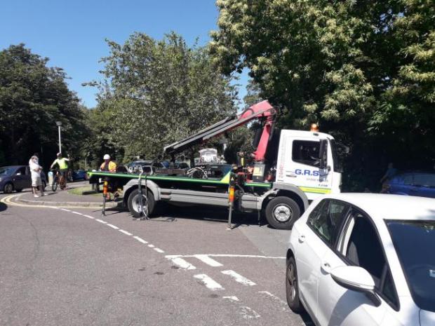 Bournemouth Echo: Car being towed this summer: BCP Council