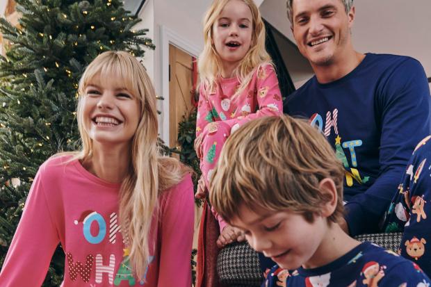 Bournemouth Echo: Family Christmas pyjamas. Credit: Matalan