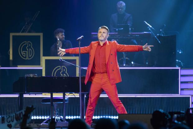 Bournemouth Echo: Gary Barlow at the BIC. Pictures from rockstarimages.co.uk