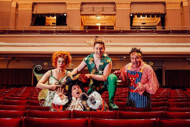 Bournemouth Echo: The cast of Peter Pan – The Return of Captain Hook.