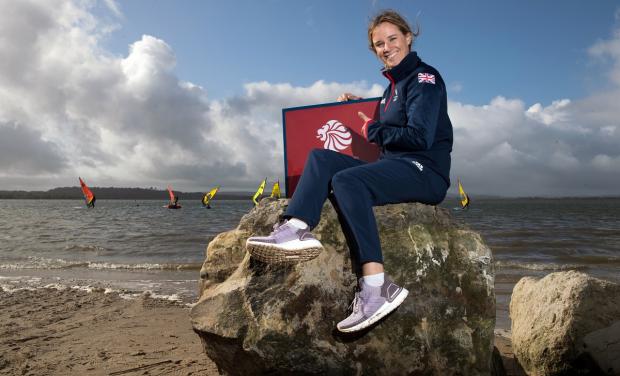 Bournemouth Echo: Sailing gold-medallist Hannah Mills awarded an OBE. Picture: PA