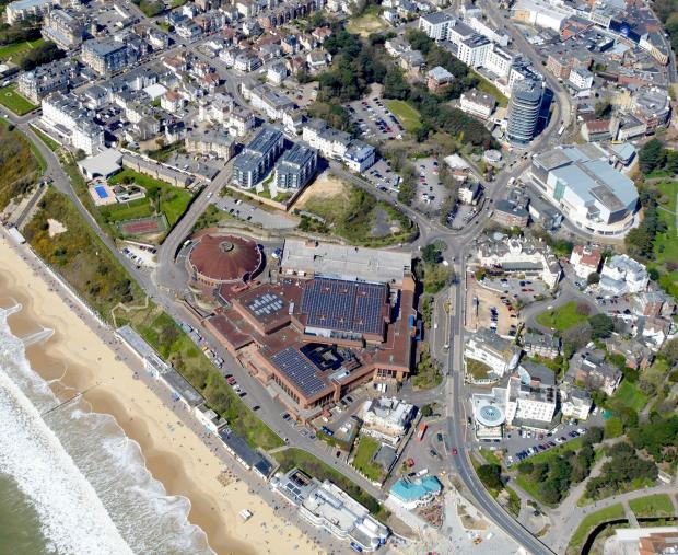 Bournemouth Echo: The BIC and Winter Gardens sites. Picture by Stephen Bath. 