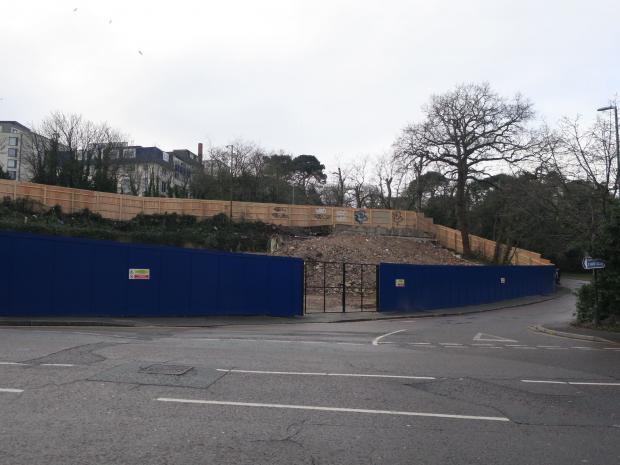 Bournemouth Echo: The site on Exeter Road has been demolished to make way for the development of the Winter Gardens