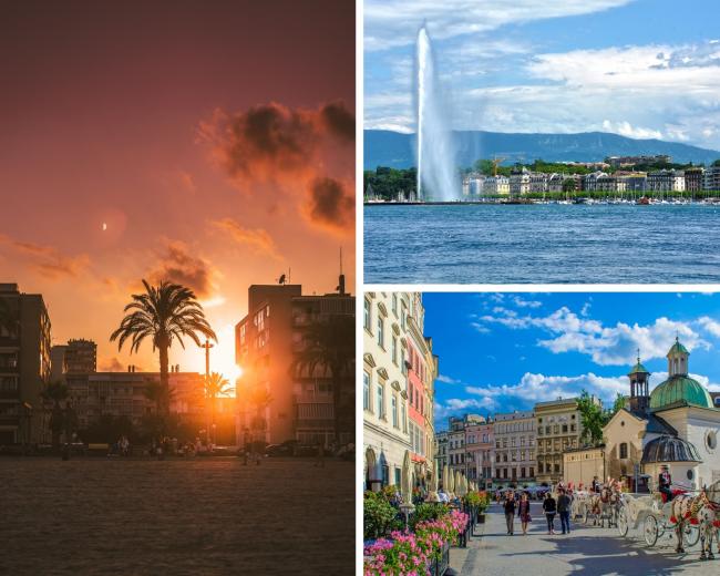Fly direct to Alicante, Geneva and Krakow - to name a few - this month.