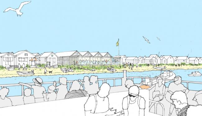 The Project Beach House alternative plans for the site at Mudeford Sandbank. Picture: DMW Architects