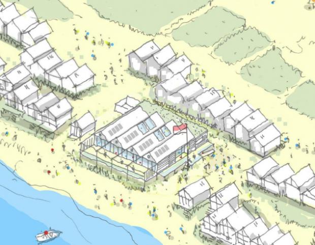Bournemouth Echo: Alternative plan for the site. Picture: DMW Architects