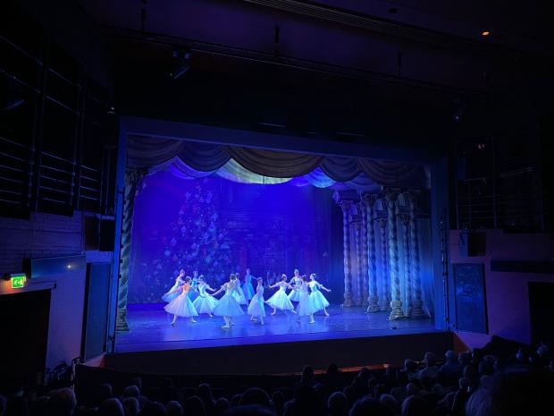 Bournemouth Echo: The Land of Snow scene of The Nutcracker at The Lighthouse