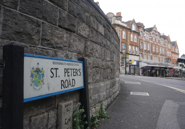 St Peter's Road in Bournemouth town centre