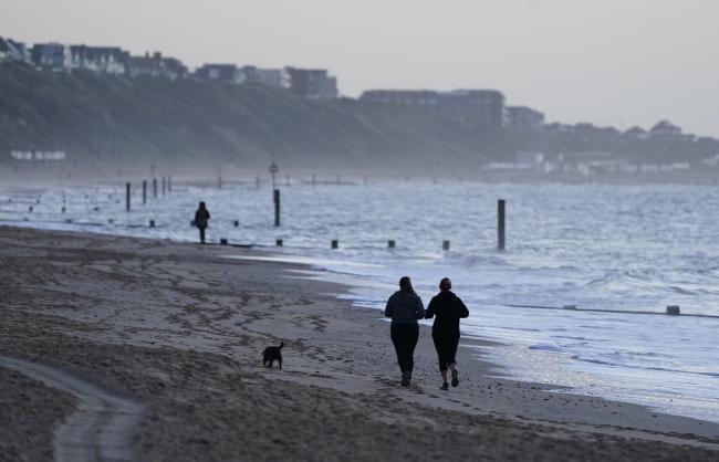 Boscombe beach in Bournemouth - Dorset has made it into the top 10 most searched for Rightmove buyer locations in 2021. Picture: PA Wire