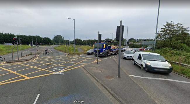 Canford Bottom Roundabout. Picture: Google Maps