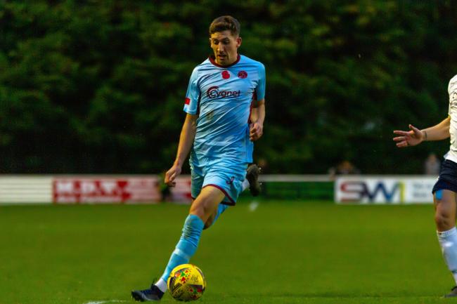 Former Magpie Toby Holmes will be a threat his former side will have to deal with (Pic: Taunton Town FC)