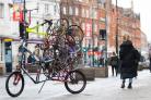 Direct Line has unveiled a dramatic, oversized bicycle sculpture - Bi-High-Cycle - to highlight the damaging effects bike thefts have on the UK