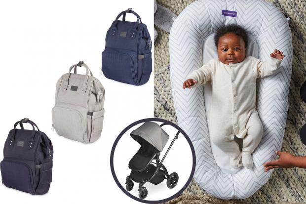 Bournemouth Echo: Changing bags, 3-in-1 Pram and the Snuggle Nest (Aldi)