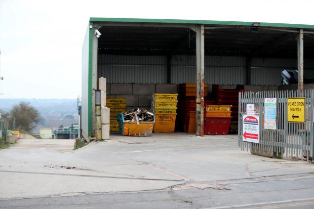 Bournemouth Echo: The FDS Waste Services Ltd site in Mannings Heath Road, Poole