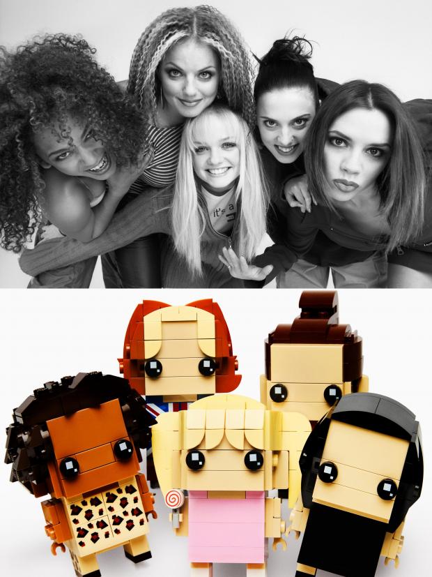 Bournemouth Echo: Real Spice Girls vs LEGO Spice Girls. Credit: Rankin/ LEGO