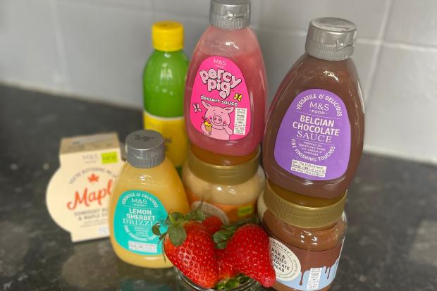 Bournemouth Echo: M&S Pancake Sauces and Toppings. Credit: Rebecca Carey